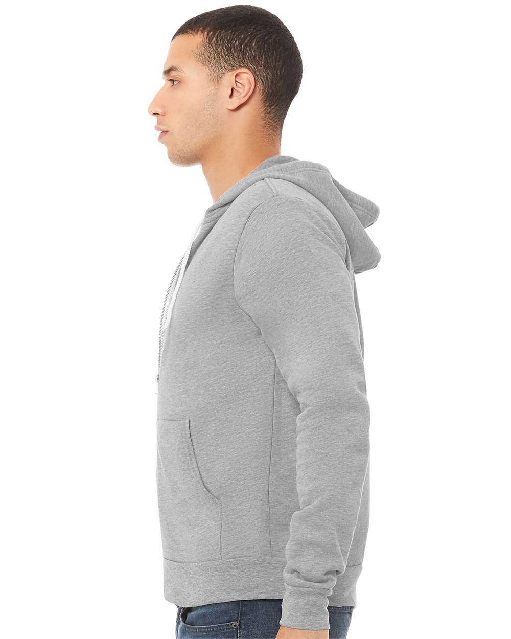 Bella + Canvas - Sponge Fleece Full Zip Hoodie