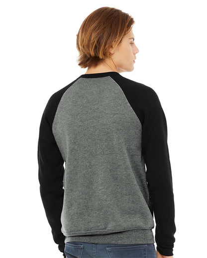 Bella + Canvas - Sponge Fleece Raglan Crewneck Sweatshirt - 3901