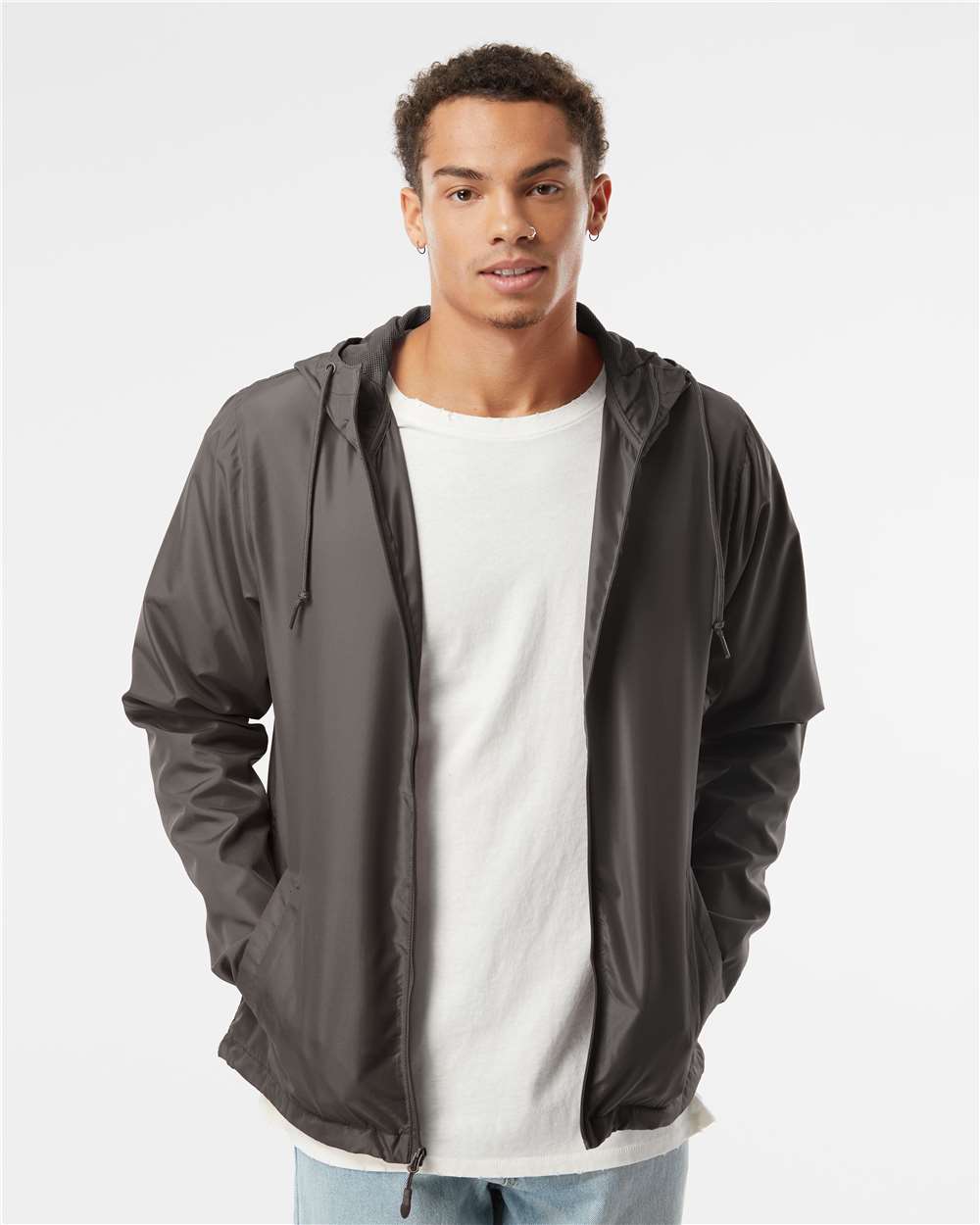 Independent Trading Co - Lightweight Windbreaker Full-Zip Jacket