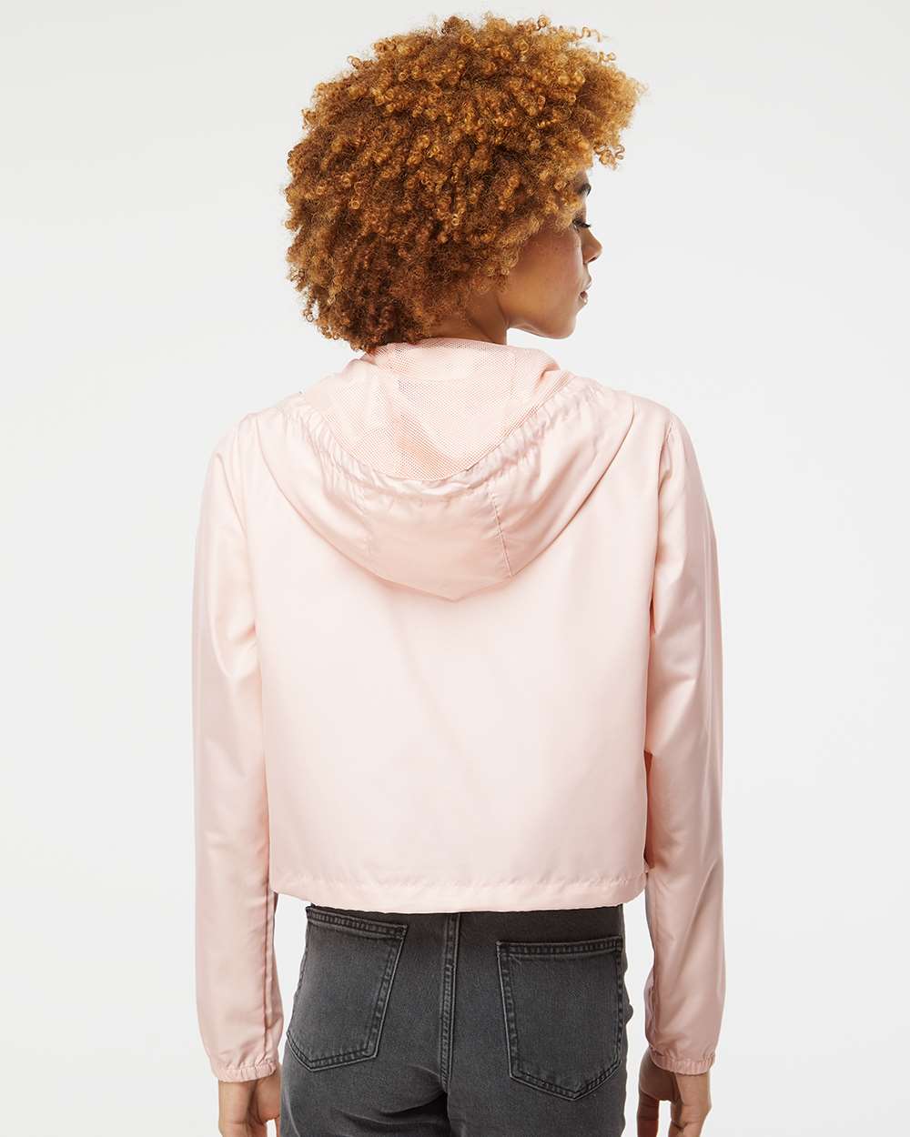 Independent Trading Co. - Women's Lightweight Quarter Zip - Crop Windbreaker