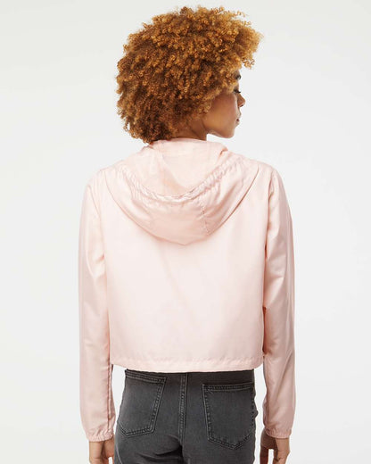 Independent Trading Co. - Women's Lightweight Quarter Zip - Crop Windbreaker