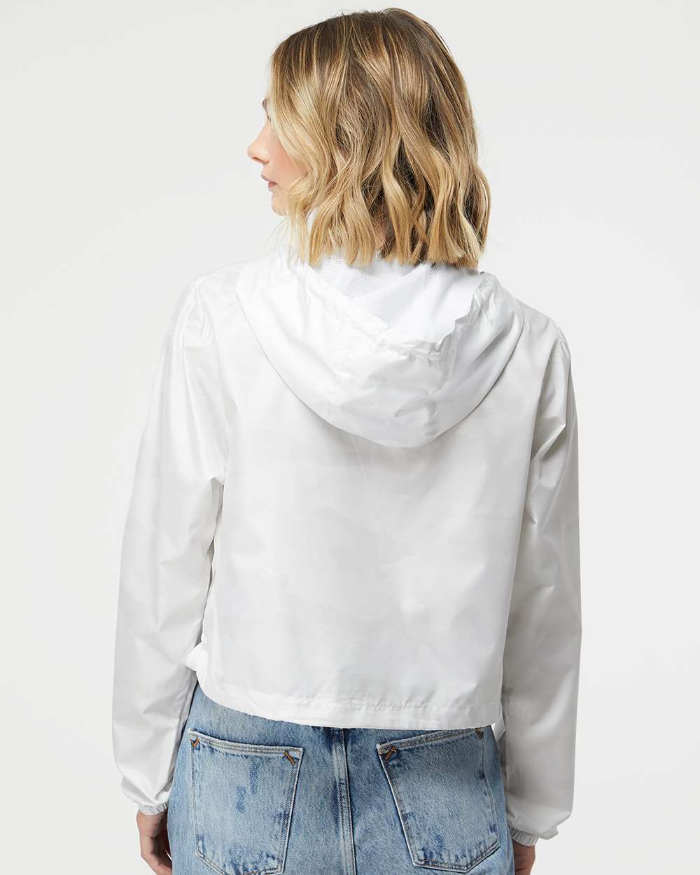 Independent Trading Co. - Women's Lightweight Quarter Zip - Crop Windbreaker